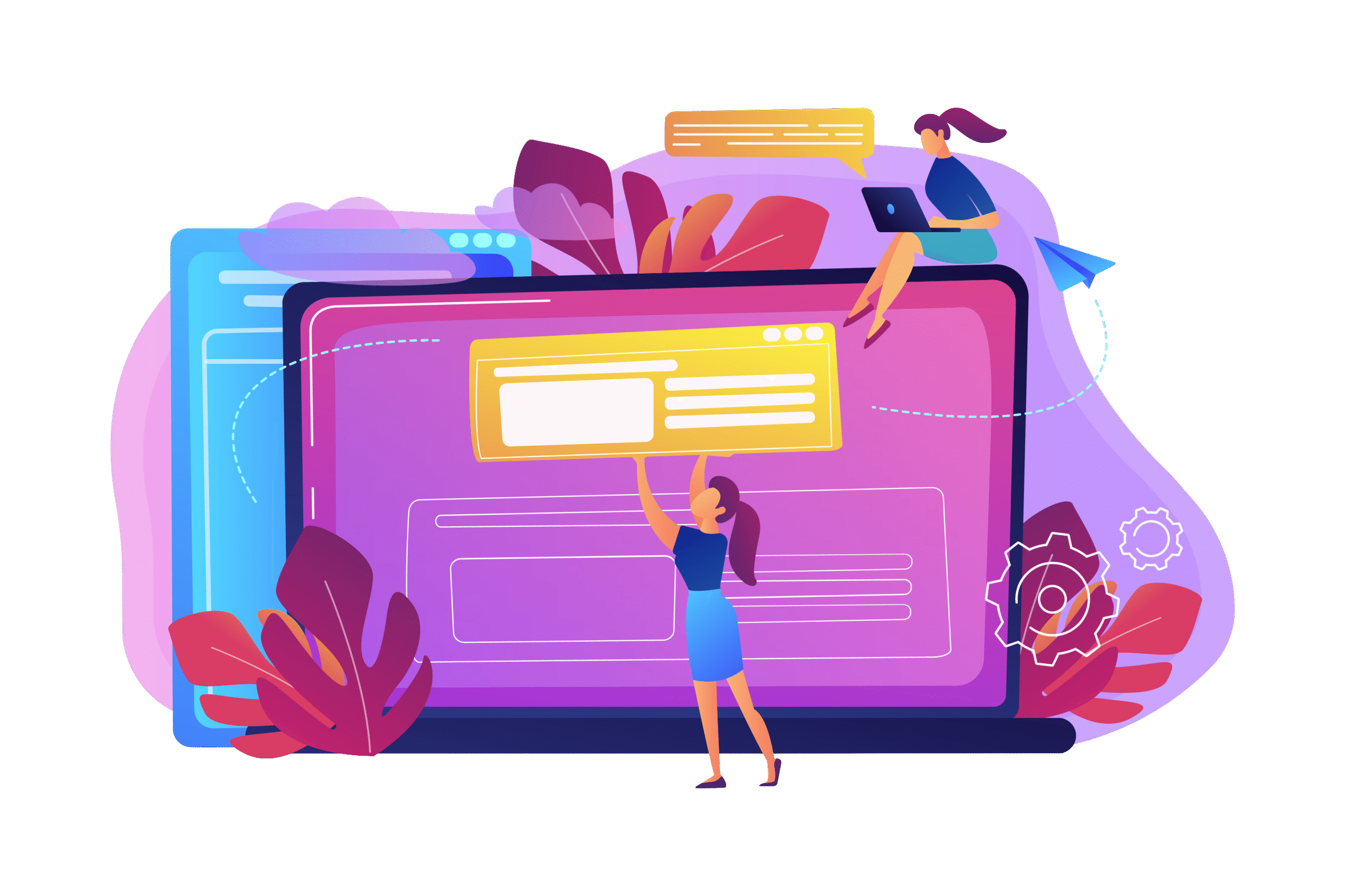 Illustration zur Websites & Homepages erstellen