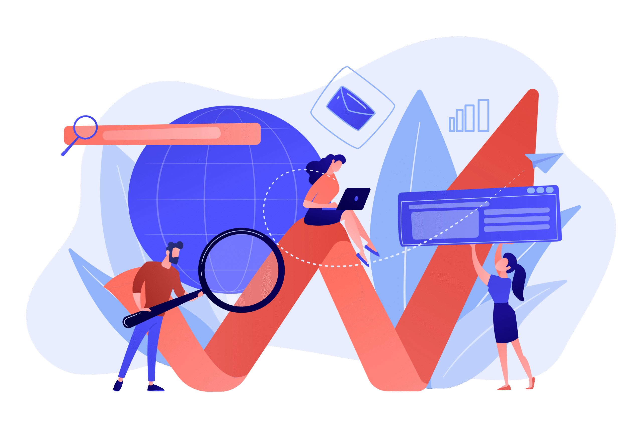 Illustration zum Thema SEO